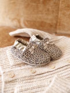 Chaussures-Chaussures bébé 17-26-Chaussons élastiqués en cuir souple bébé