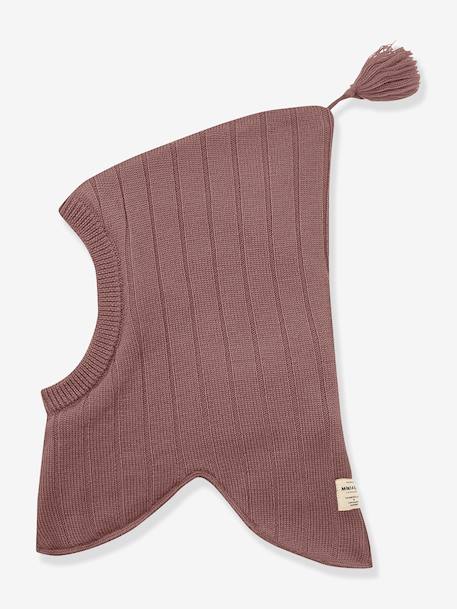 Fille-Cagoule en laine mérinos MATJUEL enfant MINI A TURE