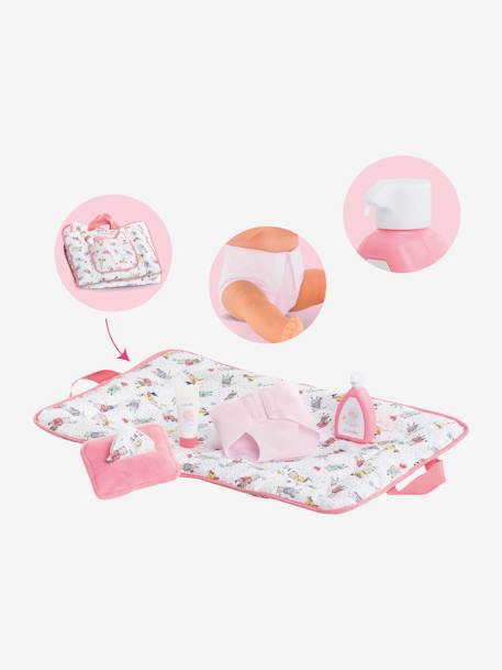 Coffret Accessoires A Langer Pour Bebe 36 42 Cm Corolle Rose Jouet