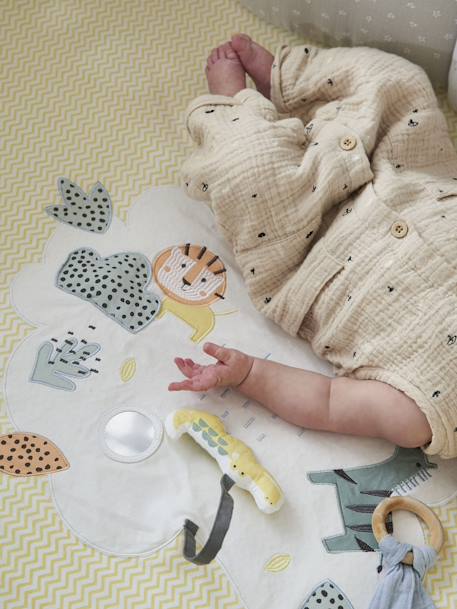 Set van 2 hoezen voor boxkleden Color jungle JUNGLE EN STERREN - vertbaudet enfant 