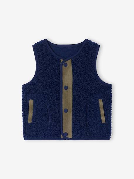 Bébé-Gilet sans manche pressionné devant