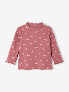 Baby-T-shirt, coltrui-Coltrui-T-shirt baby met print, lange mouwen