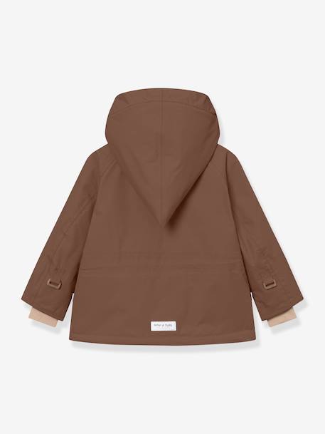 Veste d'hiver avec doublure polaire MATWANG enfants MINI A TURE bleu foncé+bordeaux+gris+gris ardoise+marine+marron+rouge+vert sauge+vieux rose - vertbaudet enfant 