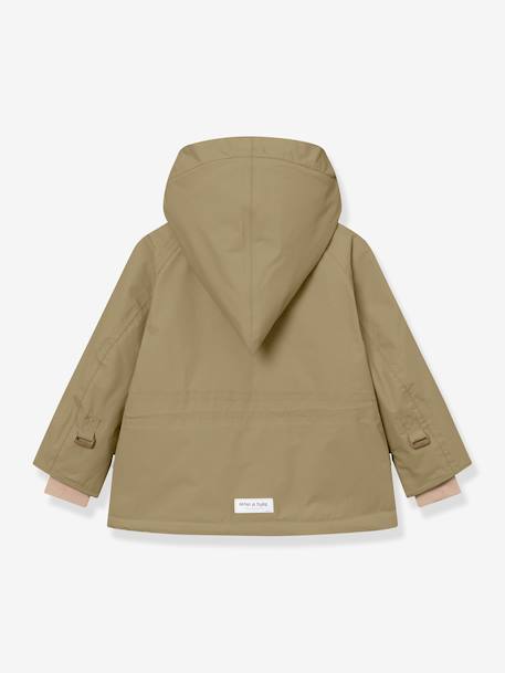 Veste d'hiver avec doublure polaire MATWANG enfants MINI A TURE bleu foncé+bordeaux+gris+gris ardoise+marine+marron+rouge+vert sauge+vieux rose - vertbaudet enfant 