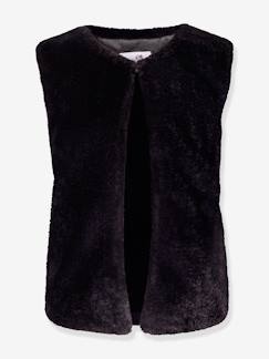 -Gilet en fourrure tissée Happy Girls Filles 