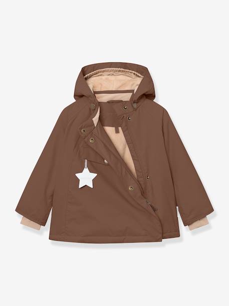 Veste d'hiver avec doublure polaire MATWANG enfants MINI A TURE bleu foncé+bordeaux+gris+gris ardoise+marine+marron+rouge+vert sauge+vieux rose - vertbaudet enfant 
