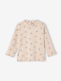 Baby-T-shirt, coltrui-Coltrui-T-shirt baby met print, lange mouwen