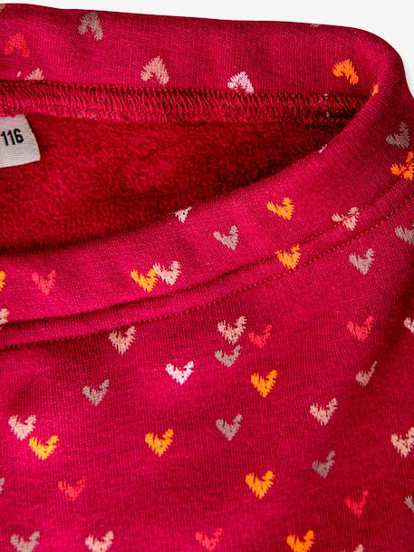 Thermoleggings HAPPY GIRLS meisjes Harten gemêleerd grijs+grenadine+marineblauw+roze (poederkleur) - vertbaudet enfant 