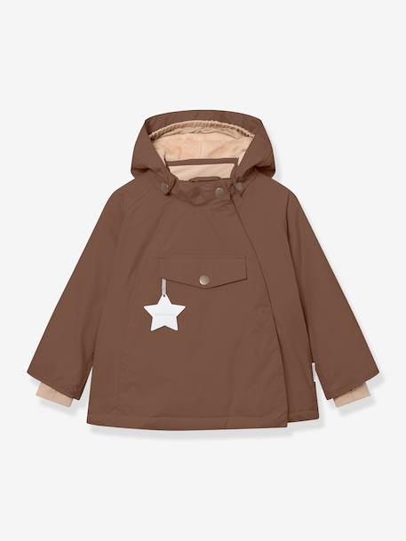 Veste d'hiver avec doublure polaire MATWANG enfants MINI A TURE bleu foncé+bordeaux+gris+gris ardoise+marine+marron+rouge+vert sauge+vieux rose - vertbaudet enfant 