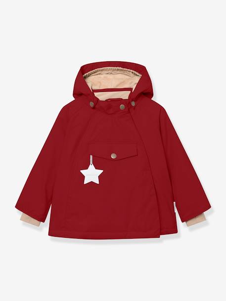 Veste d'hiver avec doublure polaire MATWANG enfants MINI A TURE bleu foncé+bordeaux+gris+gris ardoise+marine+marron+rouge+vert sauge+vieux rose - vertbaudet enfant 