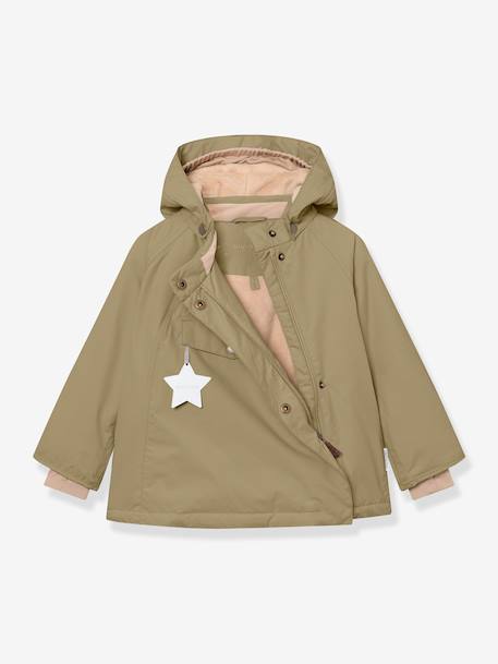 Veste d'hiver avec doublure polaire MATWANG enfants MINI A TURE bleu foncé+bordeaux+gris+gris ardoise+marine+marron+rouge+vert sauge+vieux rose - vertbaudet enfant 