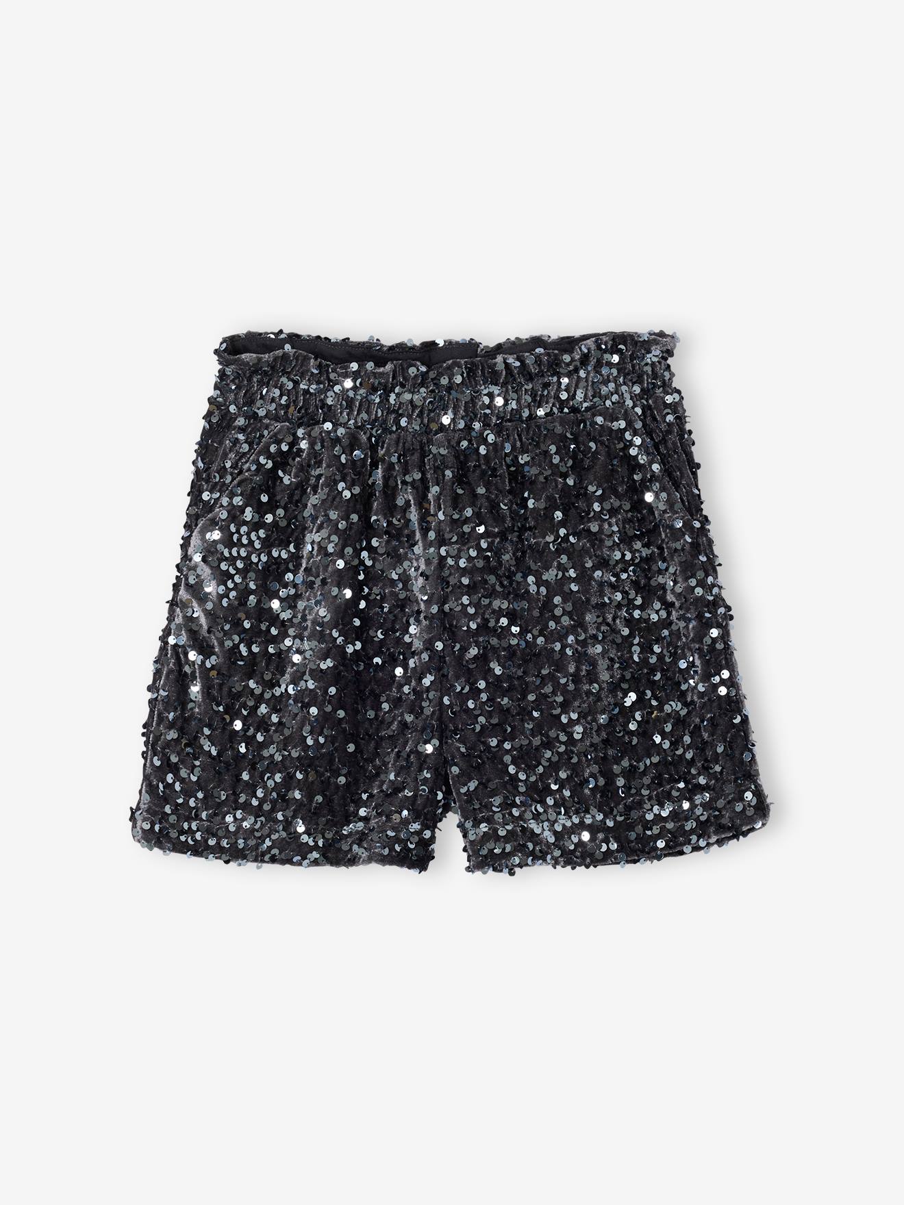 Vertbaudet Kerst Short Voor Meisjes Met Pailletten Zilver