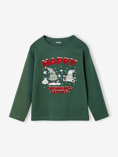 Garçon-T-shirt, polo, sous-pull-Tee-shirt garçon noël motif ludique 