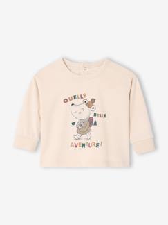 Baby-T-shirt, coltrui-T-shirt baby met lange mouwen en muizenprint