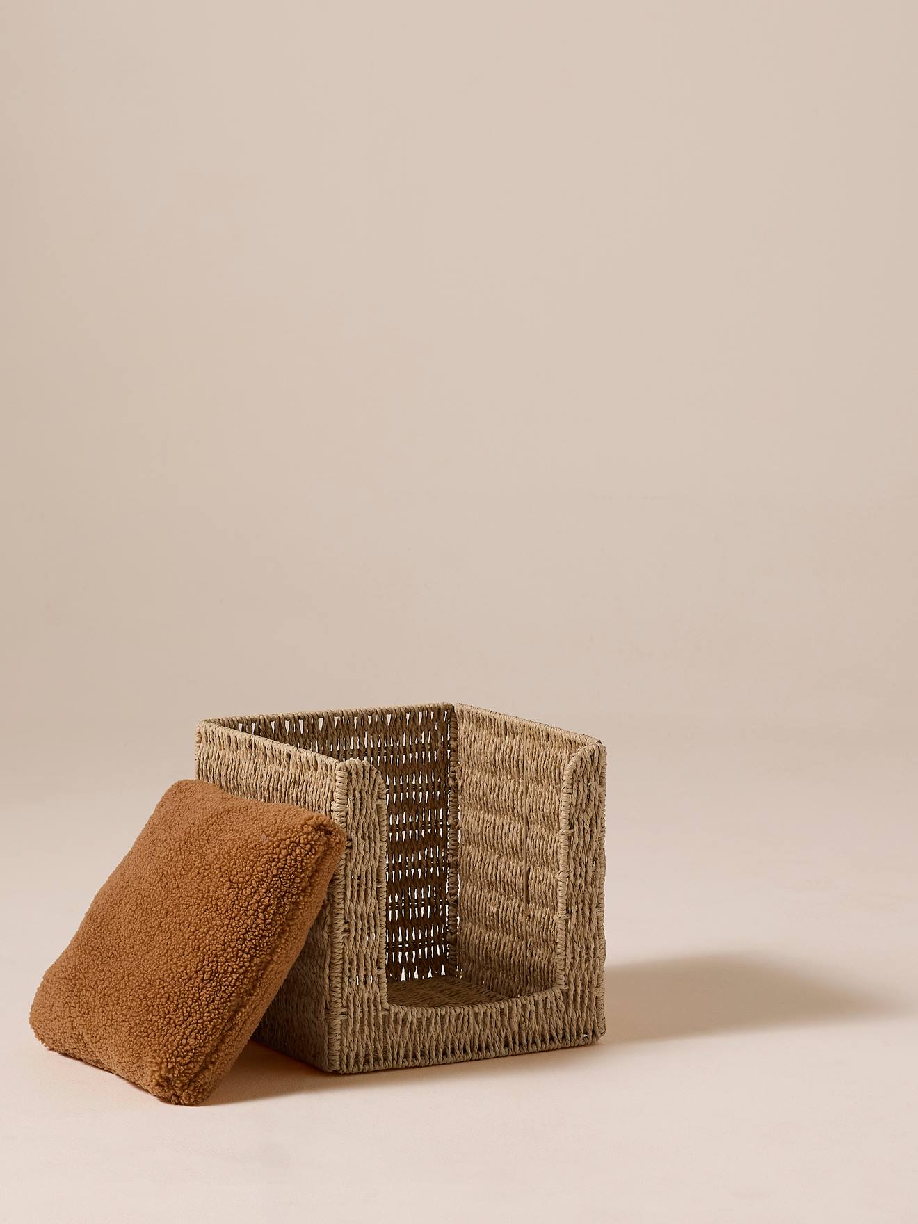 Vertbaudet Kattenmand Van Papierkoord Family Beige