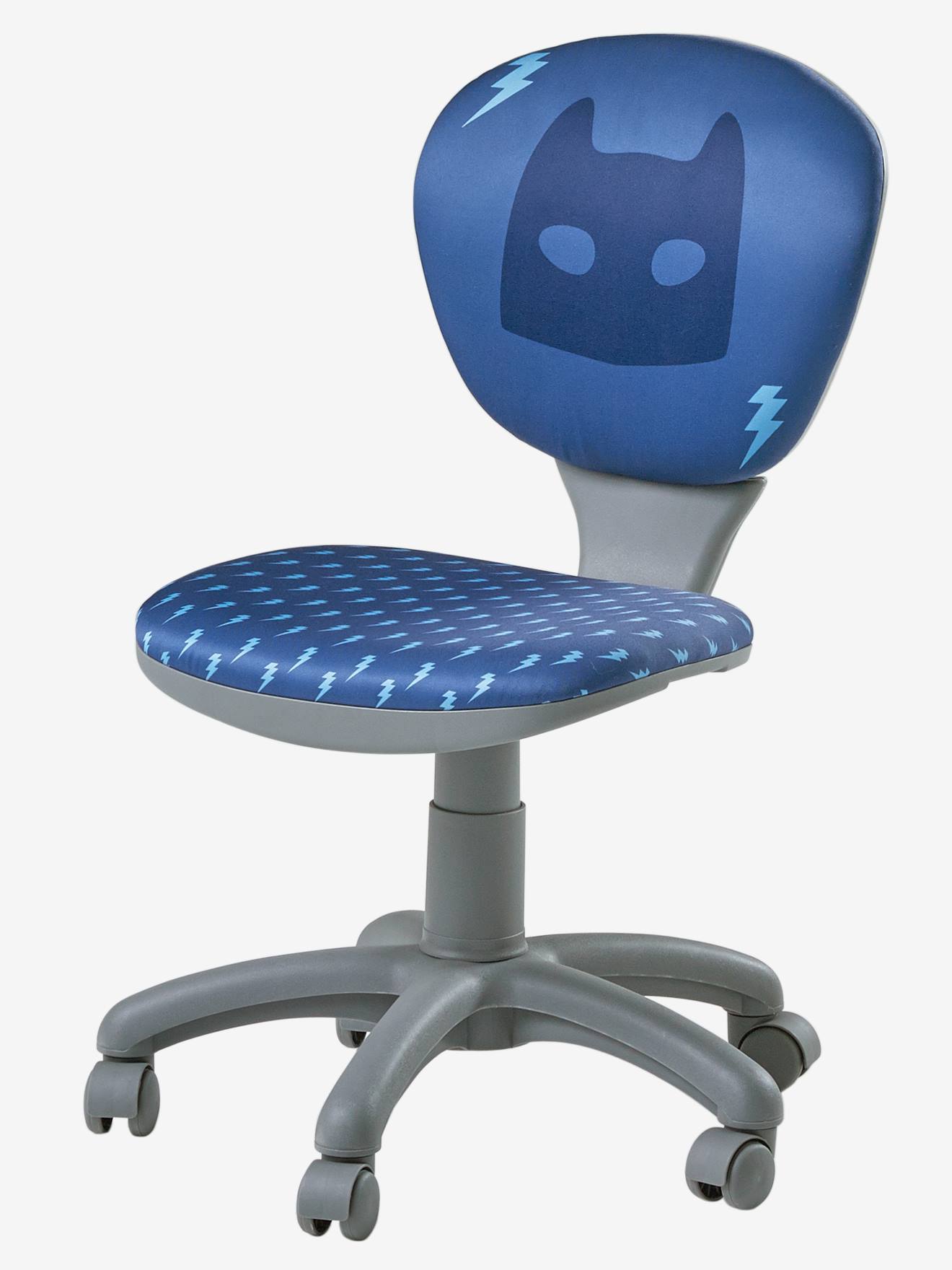 Bureaustoel met wieltjes - blauw, Slaapkamer en