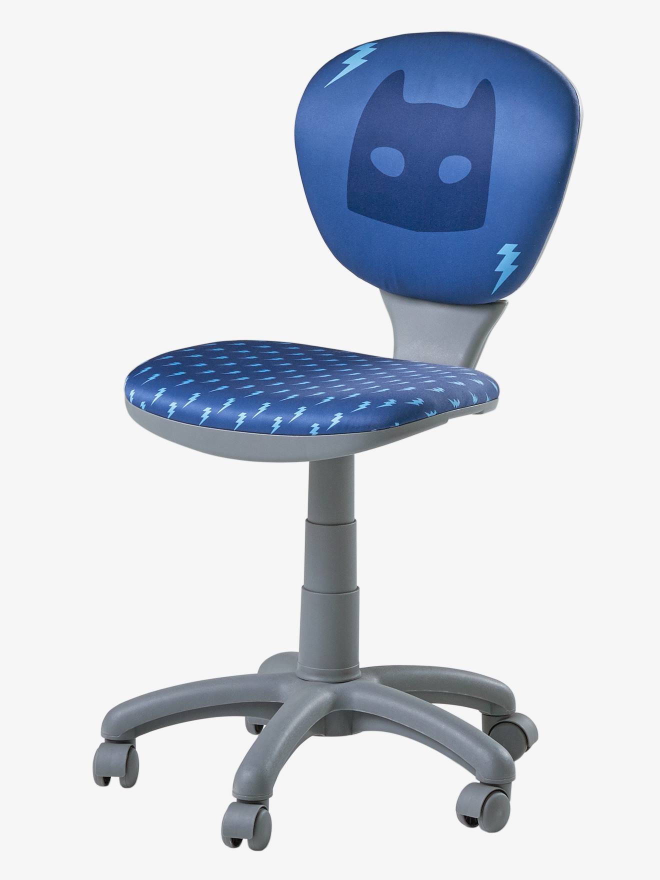 Bureaustoel met wieltjes - blauw, Slaapkamer en
