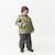 Veste d'hiver avec doublure polaire MATWANG enfants MINI A TURE bleu foncé+bordeaux+gris+gris ardoise+marine+marron+rouge+vert sauge+vieux rose - vertbaudet enfant 