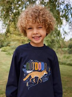 Garçon-T-shirt, polo, sous-pull-Tee-shirt manches longues imprimé garçon