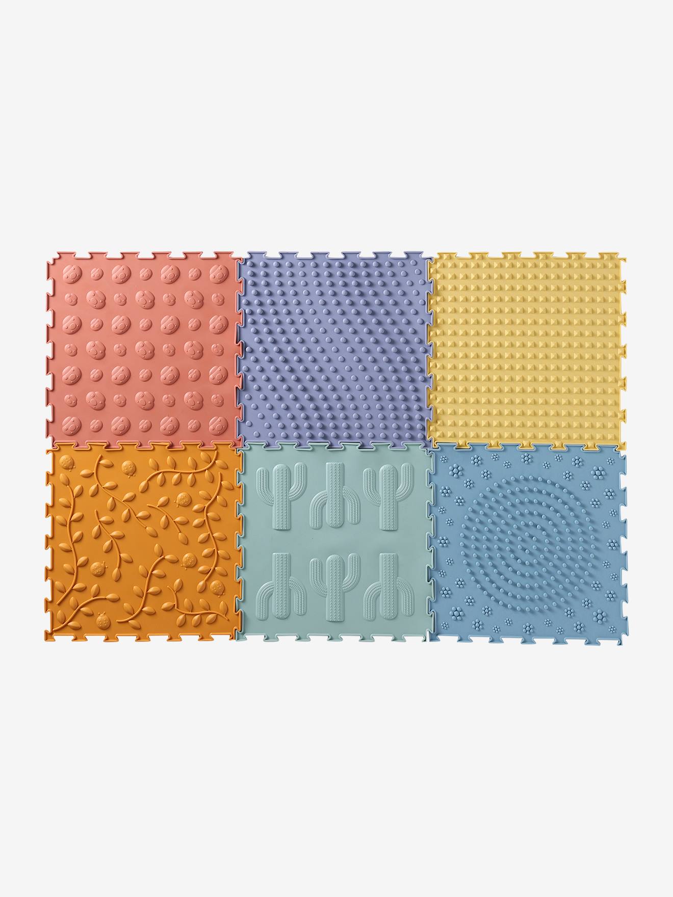 Vertbaudet Sensorische Tegelmat Van Silicone Meerkleurig