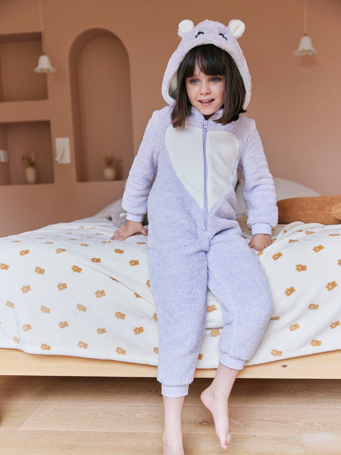 Vertbaudet Kawaii Nachtjumpsuit Voor Meisjes Lila