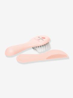 Puériculture-Toilette de bébé-Set peigne et brosse