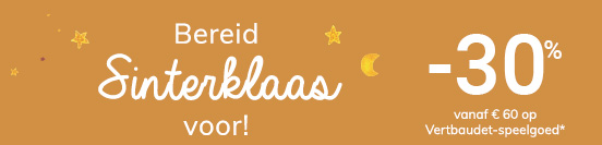 Bereid Sinterklaas voor: -30% vanaf € 60 op Vertbaudet-speelgoedcollectie!*