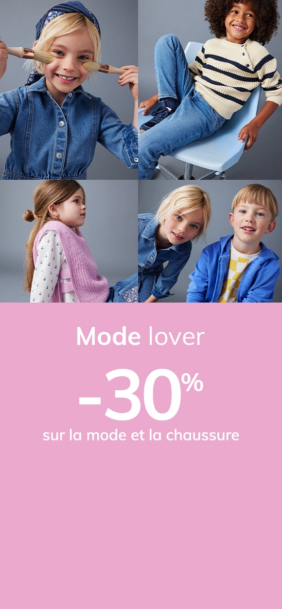 Mode Lover: -30% sur la mode et la chaussure