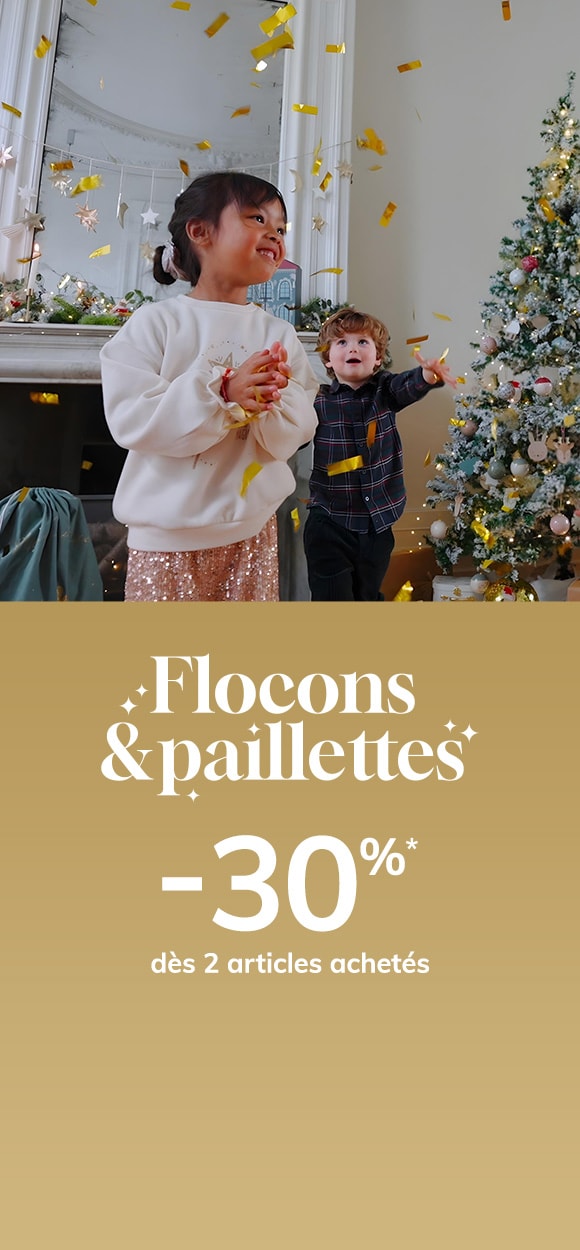 Flocons & paillettes : -30% dès 2 articles achetés*