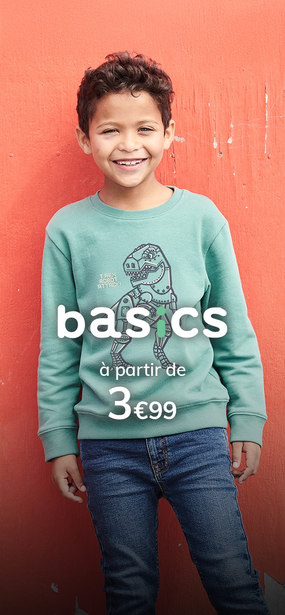 Basics à partir de 3€99