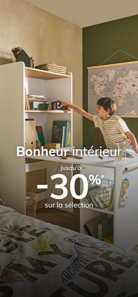 Bonheur intérieur: Jusqu'à -30%* sur la sélection