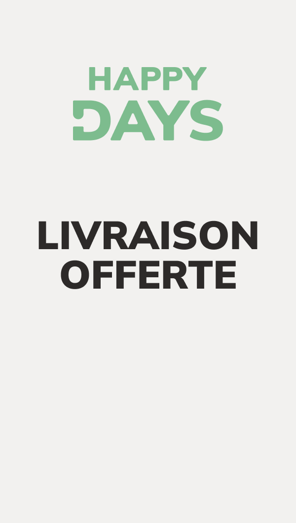 Happy Days : Livraison OFFERTE jusqu'à minuit