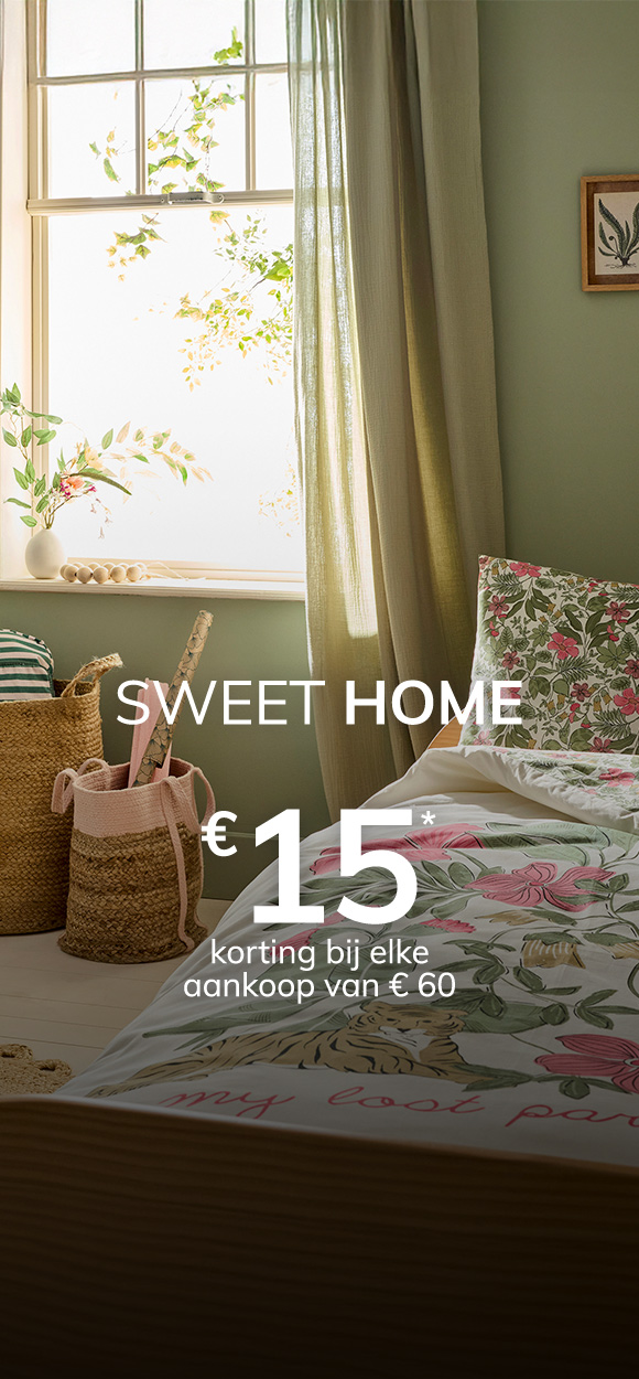 Sweet Home: € 15 korting bij elke aankoop van € 60*