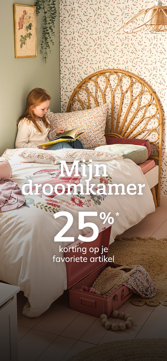 Mijn droomkamer: 25% korting op je favoriete artikel*