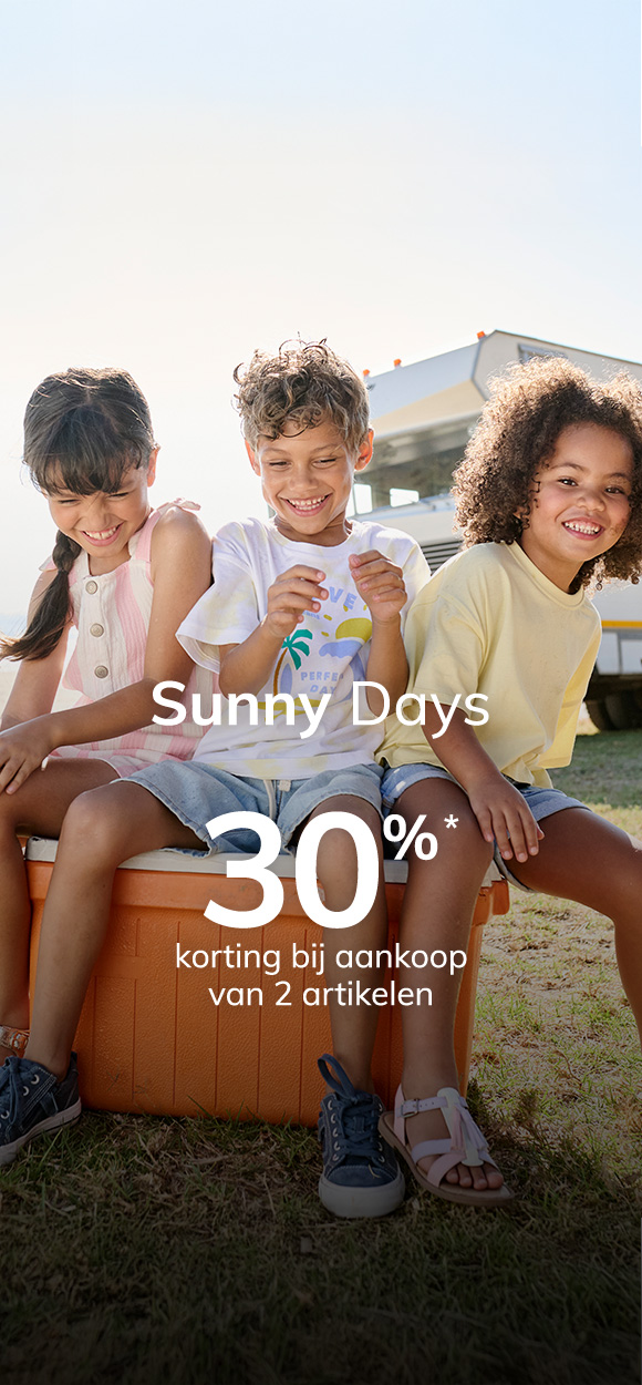 Sunny Days: 30% korting bij aankoop van 2 artikelen*