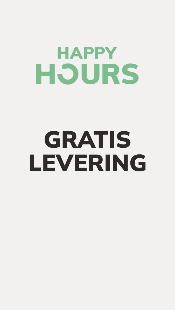 GRATIS levering: Happy Hours t.e.m middernacht